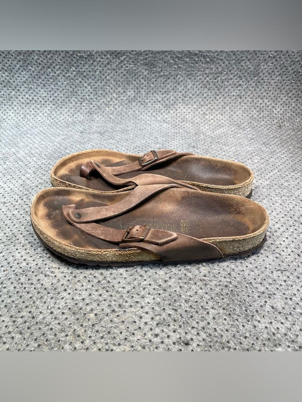 Birkenstock Adria Brown Leather Sandals Size 7 Women’s